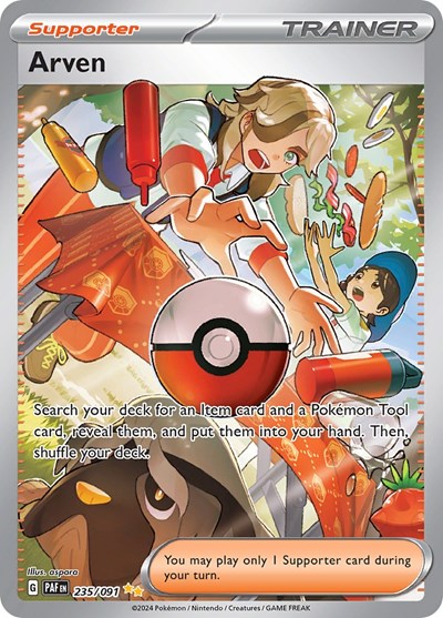 Arven SV: Paldean Fates (235/091) (Special Illustration Rare)