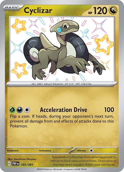 Cyclizar SV: Paldean Fates (195/091) (Shiny Rare)