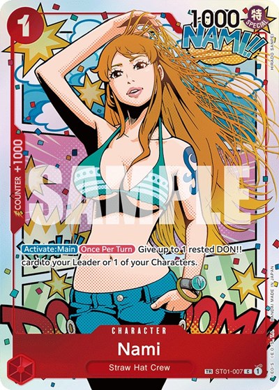 Nami (TR) Wings of the Captain (ST01-007) (Treasure Rare)