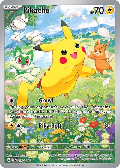 Pikachu SV: Scarlet & Violet Promo Cards (088) (Promo)