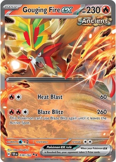 Gouging Fire ex SV05: Temporal Forces (038/162) (Double Rare)