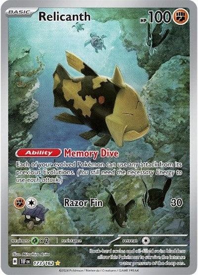 Relicanth SV05: Temporal Forces (173/162) (Illustration Rare)