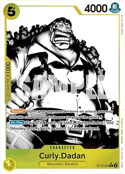 Curly.Dadan (Parallel) ST-13: Ultra Deck The Three Brothers (ST13-006) (Common)