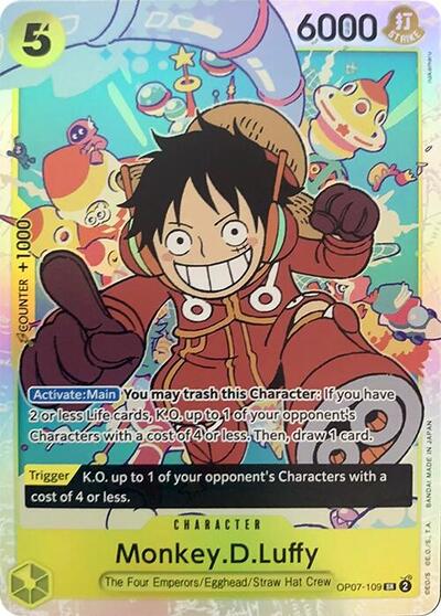 Monkey.D.Luffy 500 Years in the Future (OP07-109) (Super Rare)