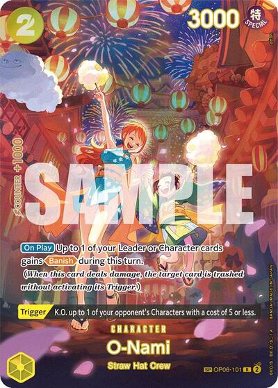 O-Nami (SP) 500 Years in the Future (OP06-101) (Rare)