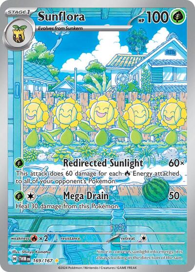 Sunflora SV06: Twilight Masquerade (169/167) (Illustration Rare)