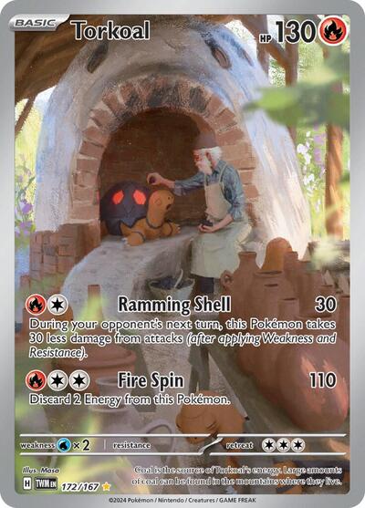 Torkoal SV06: Twilight Masquerade (172/167) (Illustration Rare)
