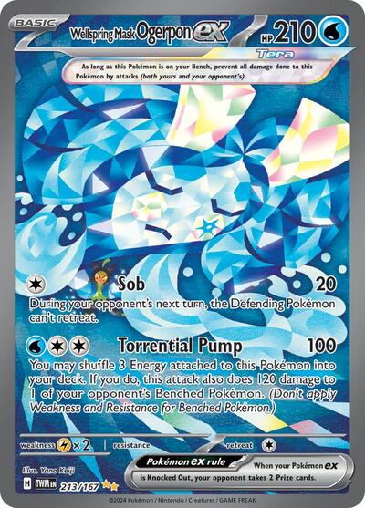 Wellspring Mask Ogerpon ex SV06: Twilight Masquerade (213/167) (Special Illustration Rare)