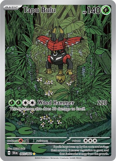 Tapu Bulu SV: Shrouded Fable (065/064) (Illustration Rare)