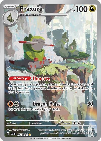Fraxure SV: Shrouded Fable (077/064) (Illustration Rare)