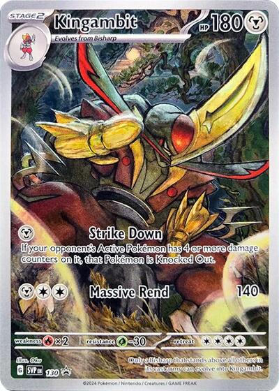 Kingambit SV: Scarlet & Violet Promo Cards (130) (Promo)