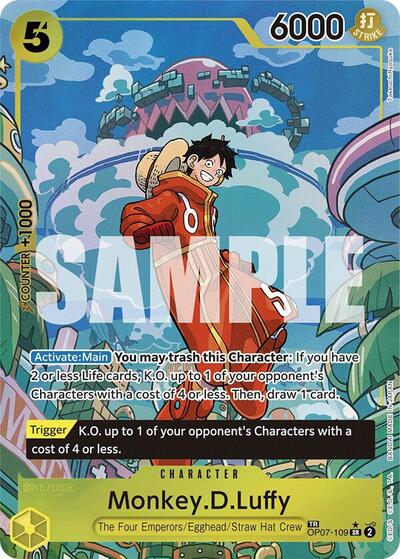 Monkey.D.Luffy (TR) Two Legends (OP07-109) (Treasure Rare)