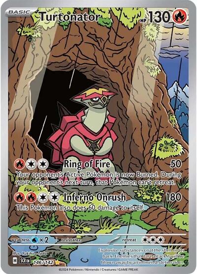 Turtonator SV07: Stellar Crown (146/142) (Illustration Rare)