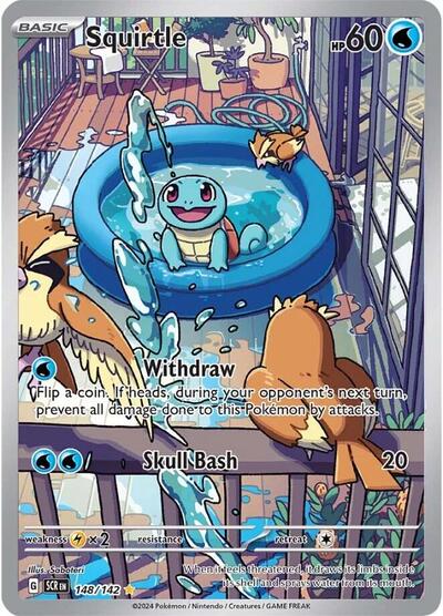 Squirtle SV07: Stellar Crown (148/142) (Illustration Rare)
