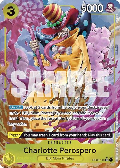Charlotte Perospero (Alternate Art) Premium Booster -The Best- (OP03-113) (Super Rare)