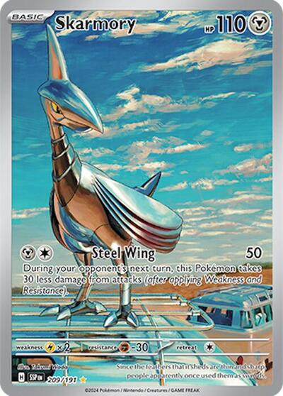 Skarmory SV08: Surging Sparks (209/191) (Illustration Rare)