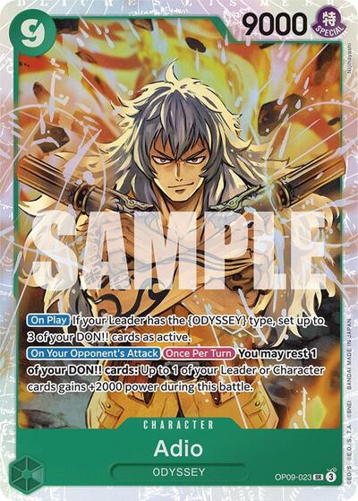Adio Emperors in the New World (OP09-023) (Super Rare)