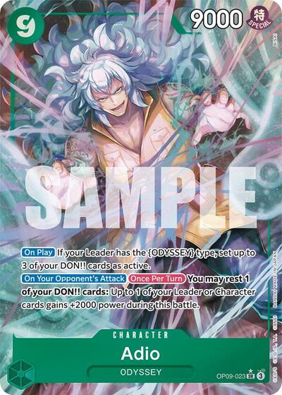 Adio (Parallel) Emperors in the New World (OP09-023) (Super Rare)