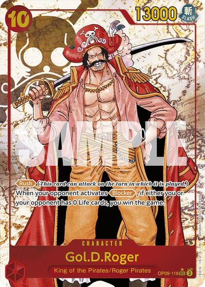 Gol.D.Roger (Alternate Art) Emperors in the New World (OP09-118) (Secret Rare)