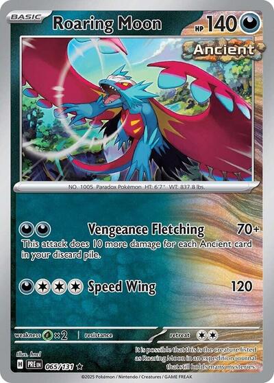 Roaring Moon SV: Prismatic Evolutions (065/131) (Rare)
