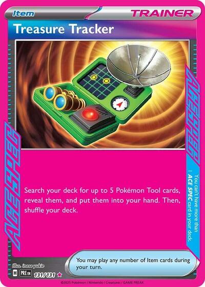 Treasure Tracker SV: Prismatic Evolutions (131/131) (ACE SPEC Rare)