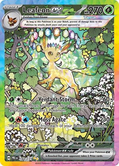 Leafeon ex SV: Prismatic Evolutions (144/131) (Special Illustration Rare)