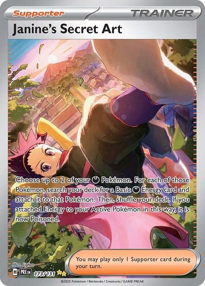 Janine's Secret Art SV: Prismatic Evolutions (173/131) (Special Illustration Rare)