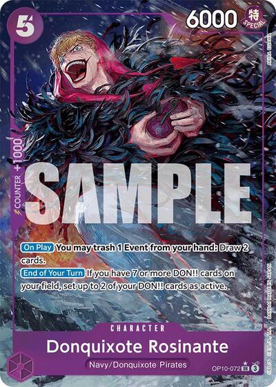 Donquixote Rosinante (Parallel) Royal Blood (OP10-072) (Super Rare)