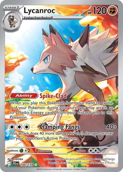 Lycanroc SV09: Journey Together (166/159) (Illustration Rare)