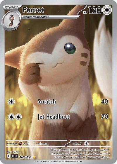 Furret SV09: Journey Together (168/159) (Illustration Rare)