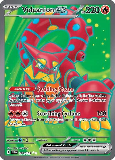 Volcanion ex SV09: Journey Together (171/159) (Ultra Rare)