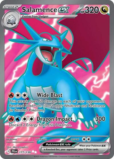 Salamence ex SV09: Journey Together (177/159) (Ultra Rare)