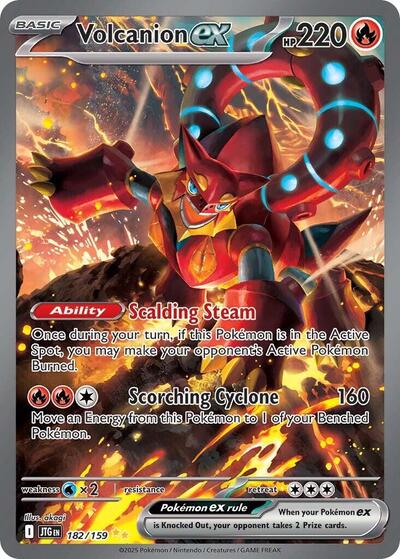 Volcanion ex SV09: Journey Together (182/159) (Special Illustration Rare)