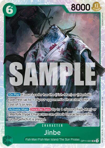 Jinbe A Fist of Divine Speed (OP11-031) (Super Rare)