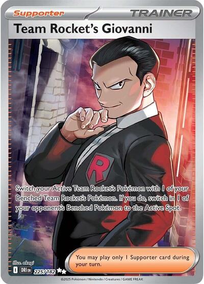 Team Rocket's Giovanni SV10: Destined Rivals (225/182) (Ultra Rare)