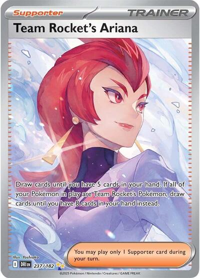 Team Rocket's Ariana SV10: Destined Rivals (237/182) (Special Illustration Rare)