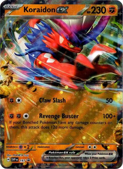 Koraidon ex SV: Scarlet & Violet Promo Cards (197) (Promo)