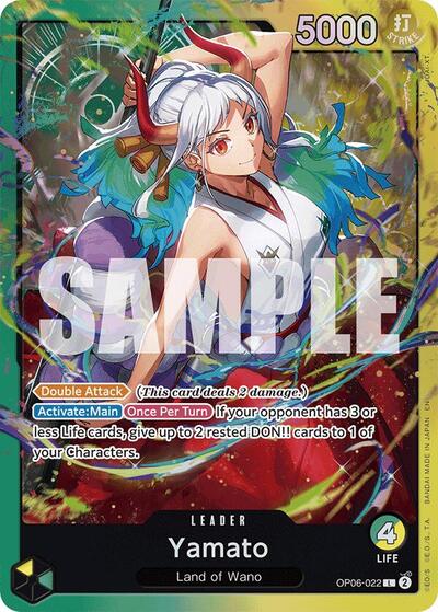 Yamato ST-28: Starter Deck 28 GREEN/YELLOW Yamato (OP06-022) (Leader)