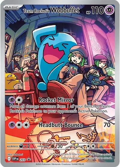 Team Rocket's Wobbuffet SV: Scarlet & Violet Promo Cards (203) (Promo)