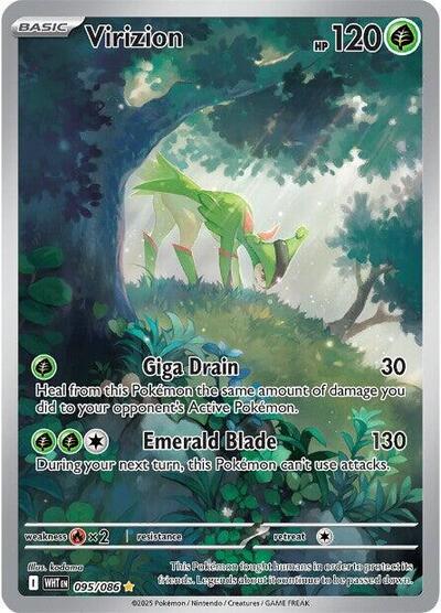 Virizion SV: White Flare (095/086) (Illustration Rare)