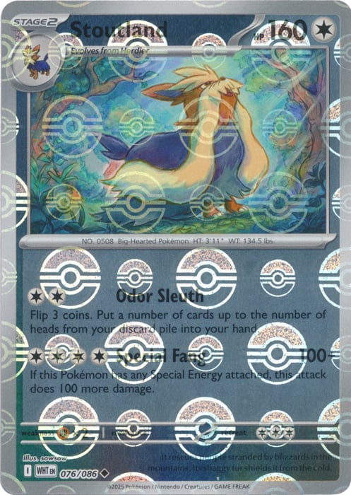 Stoutland (Poke Ball Pattern)