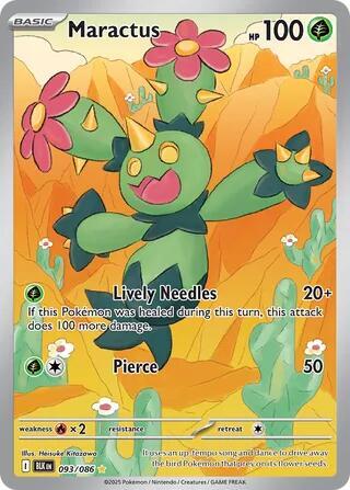 Maractus SV: Black Bolt (093/086) (Illustration Rare)