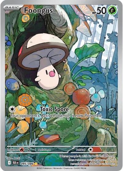 Foongus SV: Black Bolt (095/086) (Illustration Rare)
