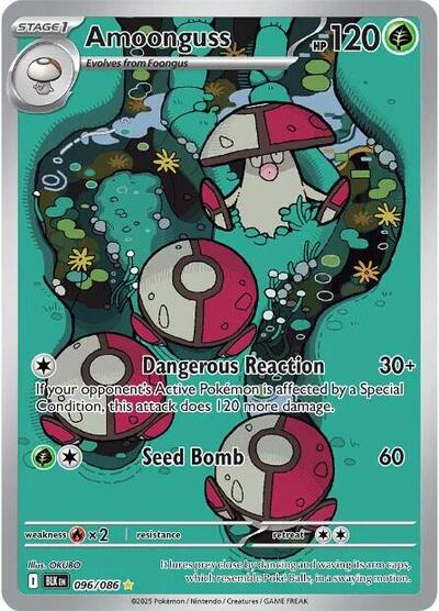 Amoonguss SV: Black Bolt (096/086) (Illustration Rare)