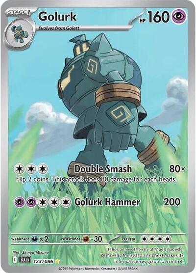 Golurk SV: Black Bolt (123/086) (Illustration Rare)