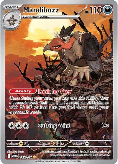 Mandibuzz SV: White Flare (145/086) (Illustration Rare)