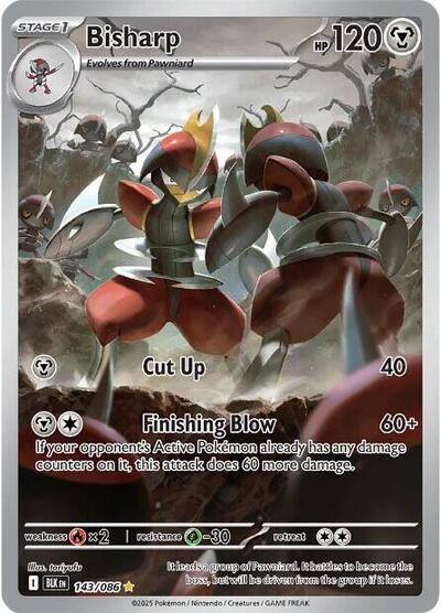 Bisharp SV: Black Bolt (143/086) (Illustration Rare)