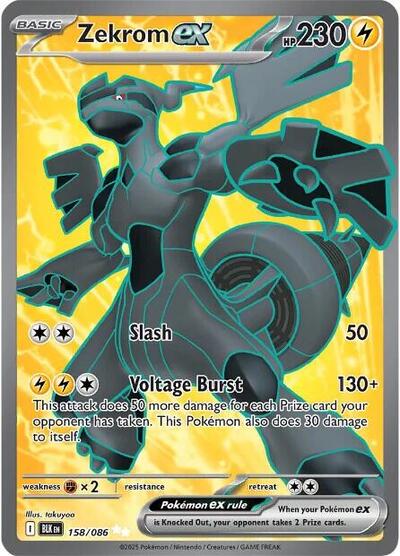 Zekrom ex SV: Black Bolt (158/086) (Ultra Rare)