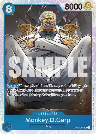 Monkey.D.Garp Legacy of the Master (OP12-056) (Super Rare)