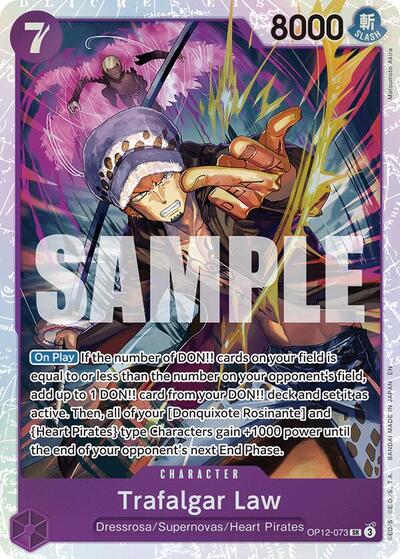 Trafalgar Law Legacy of the Master (OP12-073) (Super Rare)